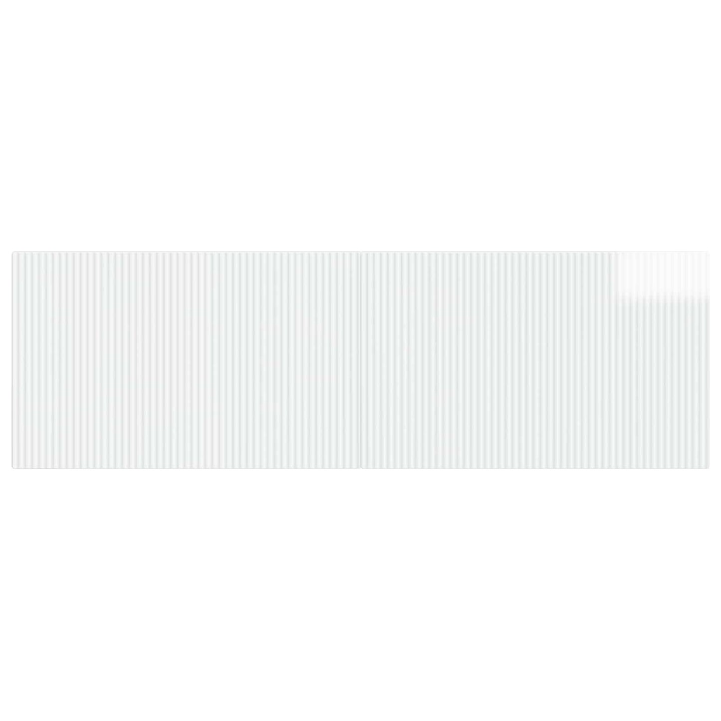 Wall-Mounted Headboard ARNHEM High Gloss White Engineered Wood