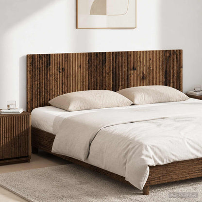 Wall-Mounted Headboard ARNHEM Old Wood Engineered Wood