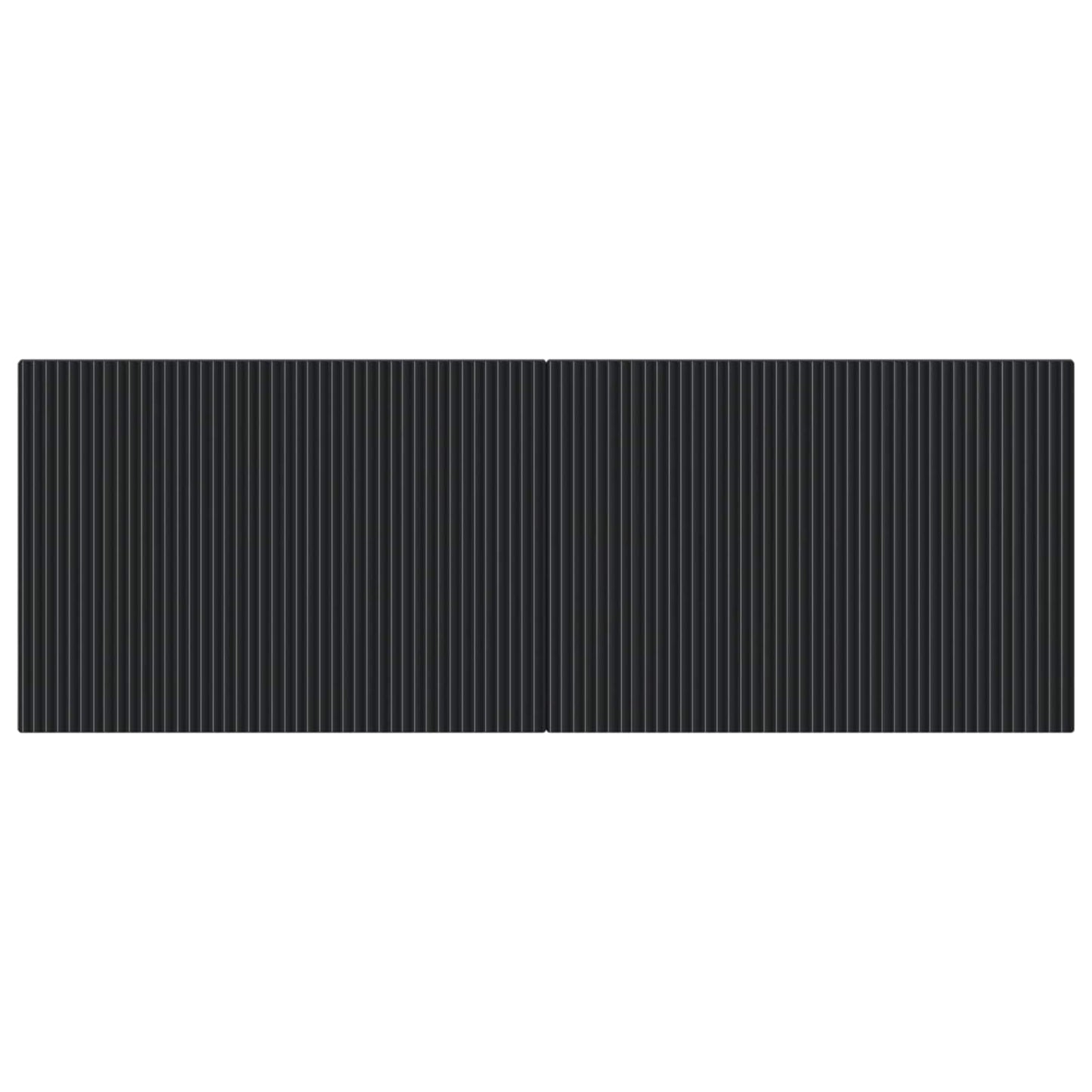 Wall-Mounted Headboard ARNHEM Black Engineered Wood