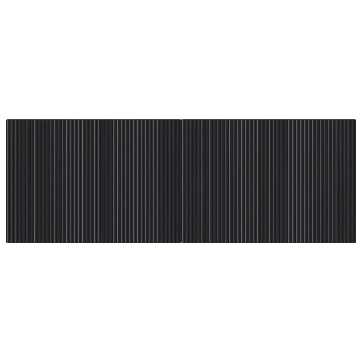 Wall-Mounted Headboard ARNHEM Black Engineered Wood