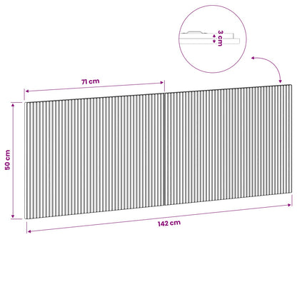 Wall-Mounted Headboard ARNHEM Concrete Grey Engineered Wood