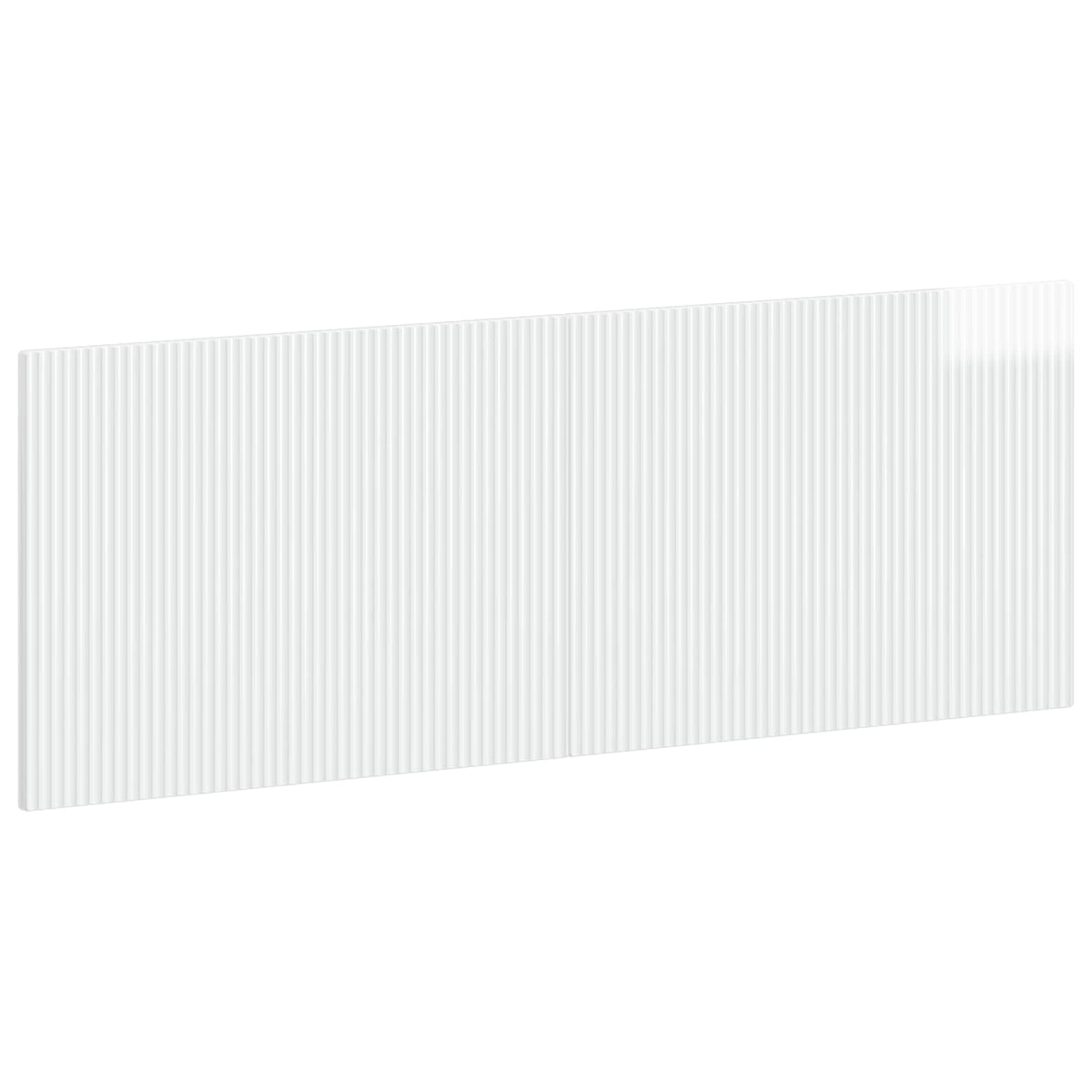 Wall-Mounted Headboard ARNHEM High Gloss White Engineered Wood