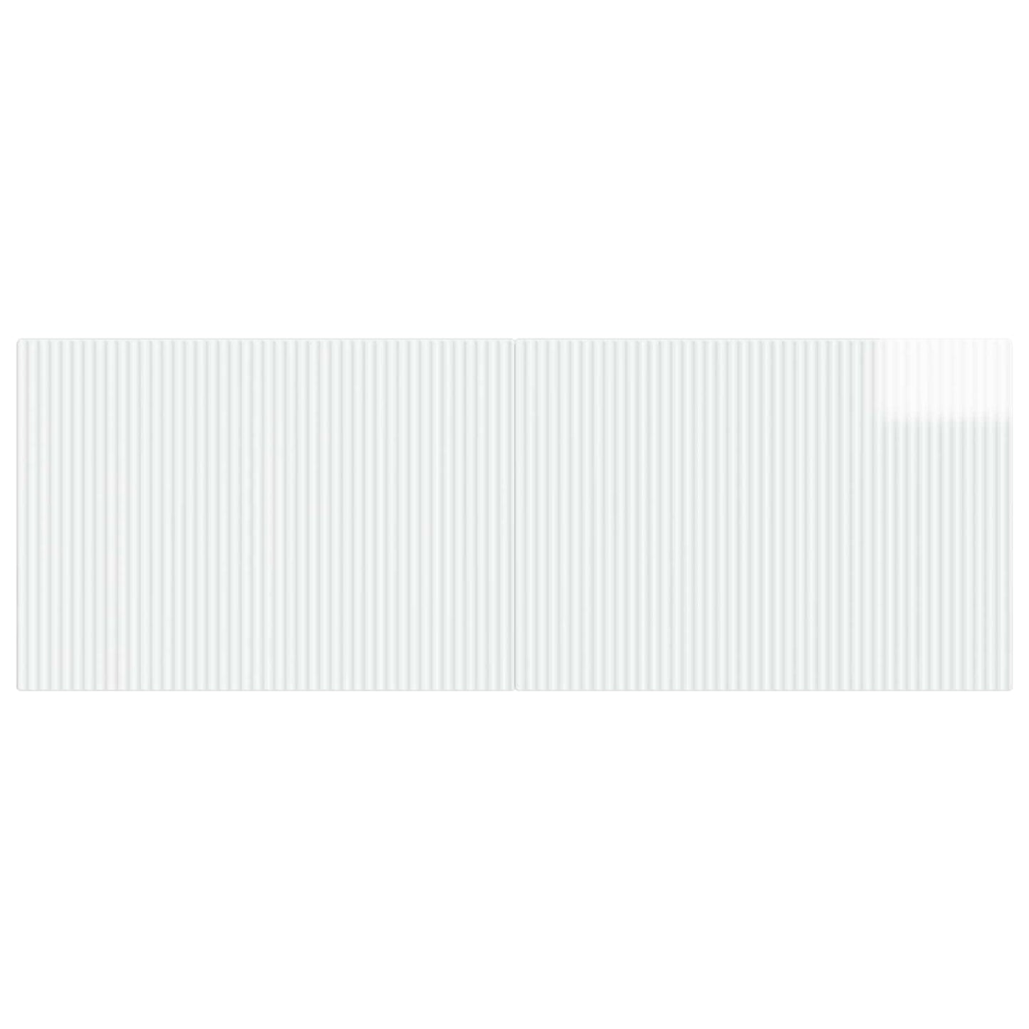 Wall-Mounted Headboard ARNHEM High Gloss White Engineered Wood
