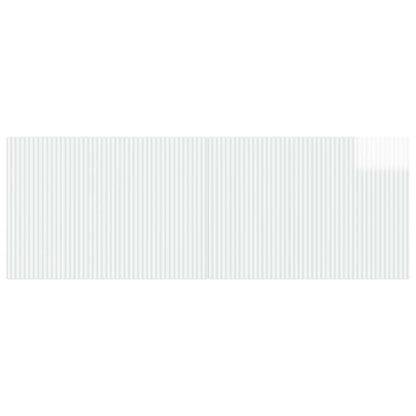 Wall-Mounted Headboard ARNHEM High Gloss White Engineered Wood