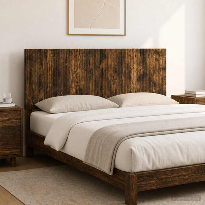 Wall-Mounted Headboard ARNHEM Smoked Oak Engineered Wood