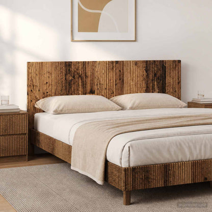 Wall-Mounted Headboard ARNHEM Old Wood Engineered Wood