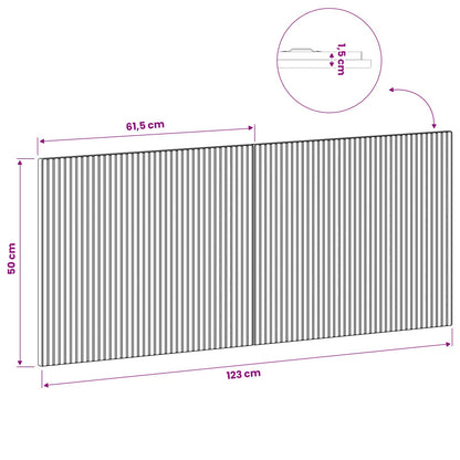 Wall-Mounted Headboard ARNHEM Concrete Grey Engineered Wood