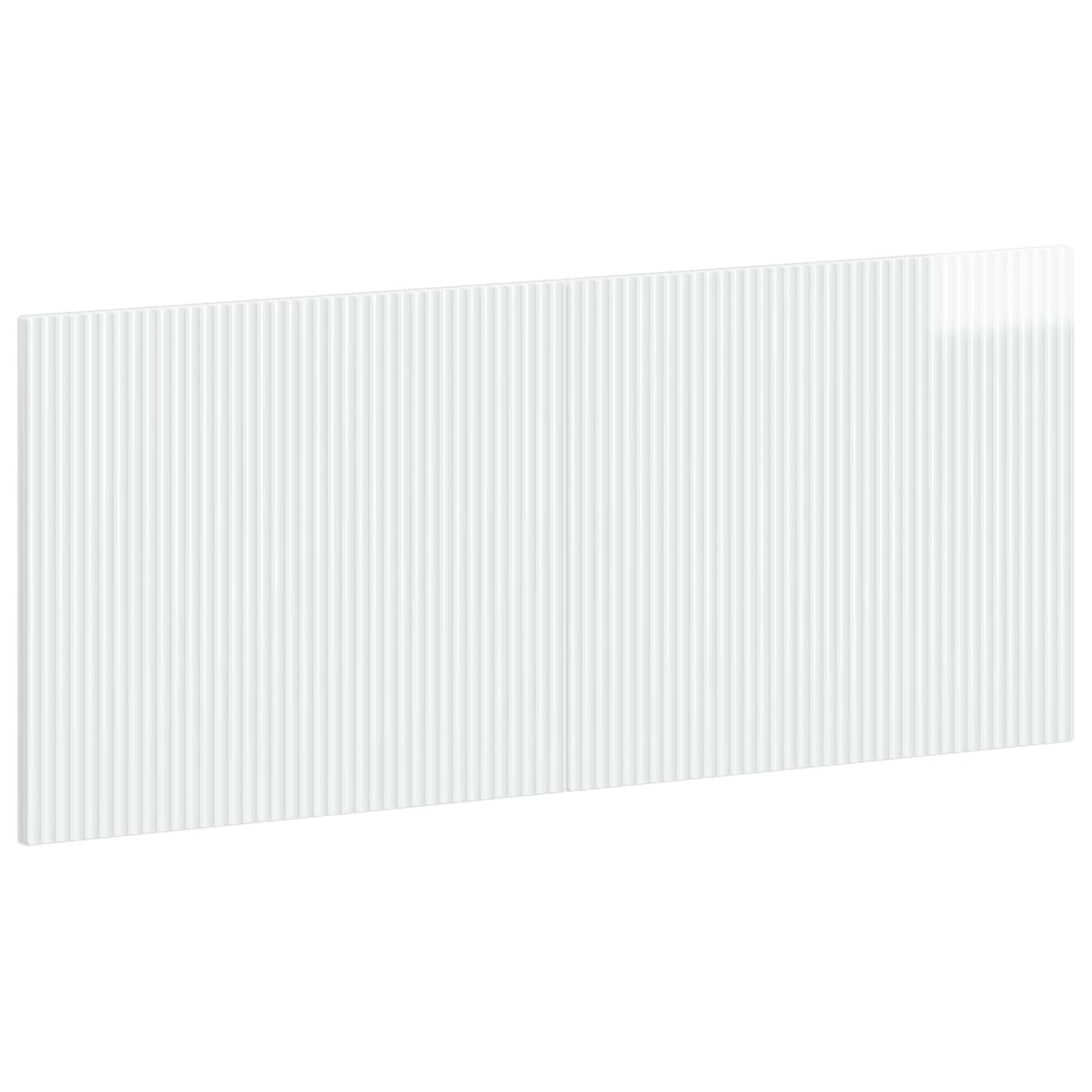 Wall-Mounted Headboard ARNHEM High Gloss White Engineered Wood
