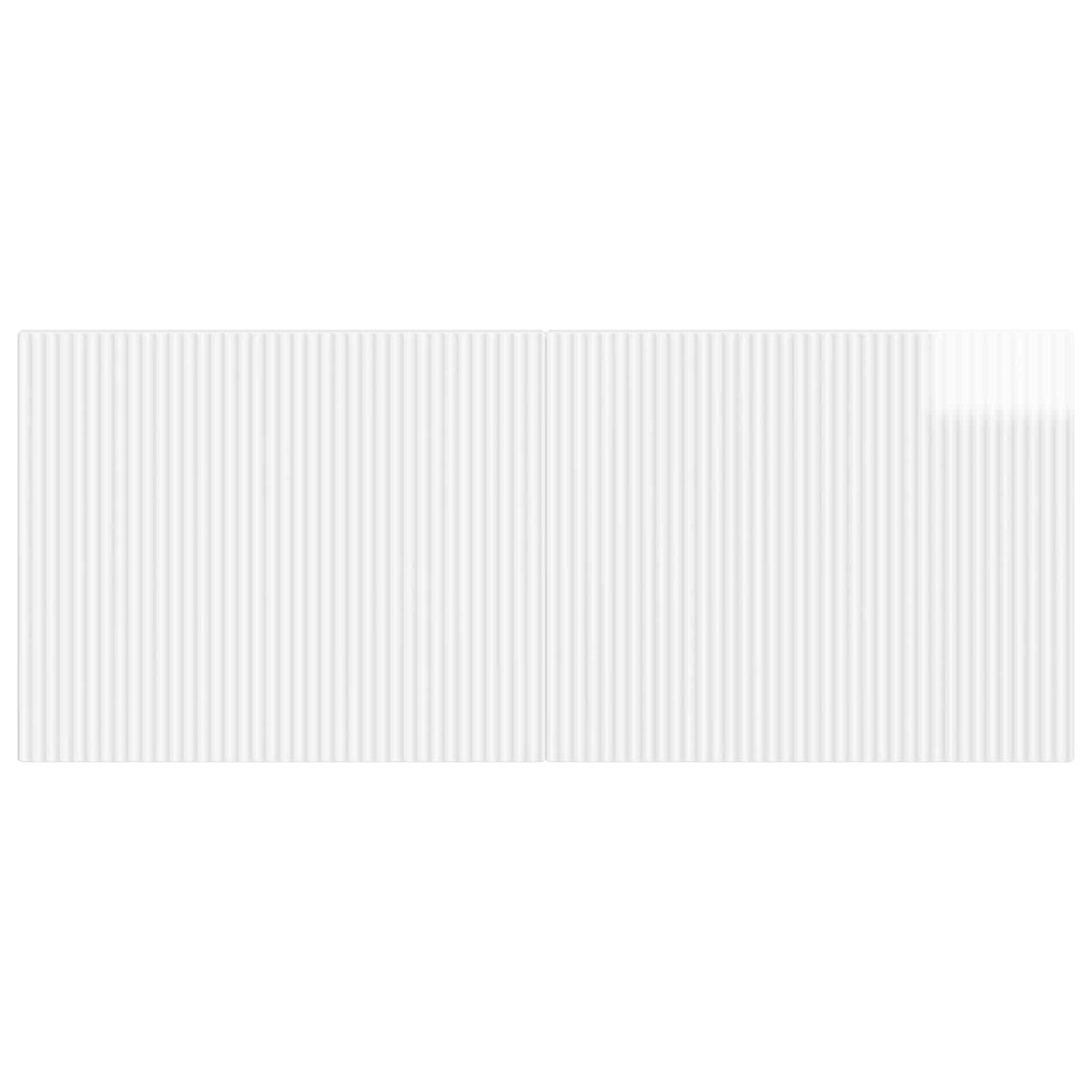 Wall-Mounted Headboard ARNHEM High Gloss White Engineered Wood