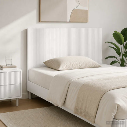 Wall-Mounted Headboard ARNHEM White Engineered Wood