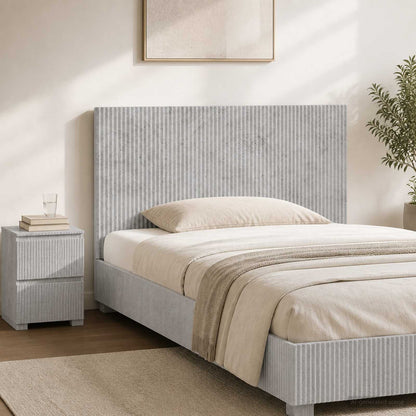 Wall-Mounted Headboard ARNHEM Concrete Grey Engineered Wood