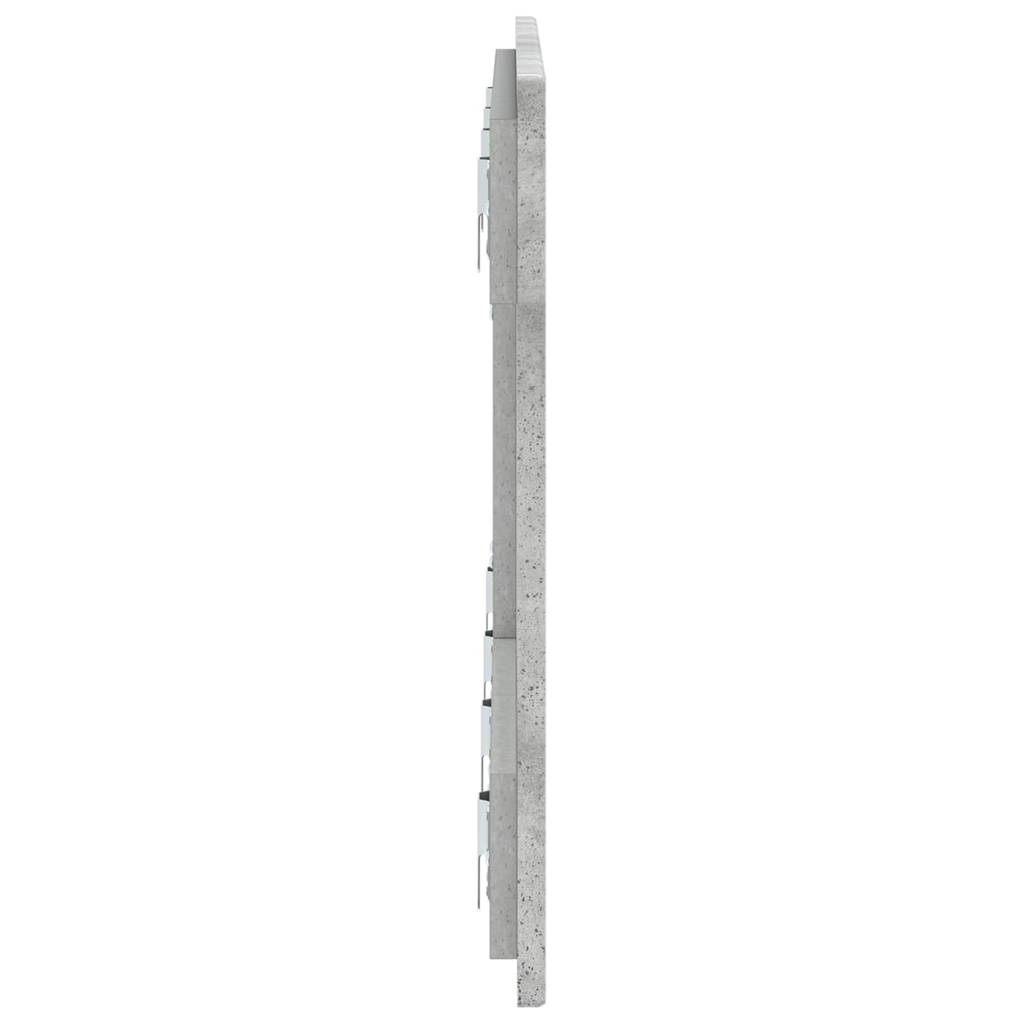 Wall-Mounted Headboard ARNHEM Concrete Grey Engineered Wood