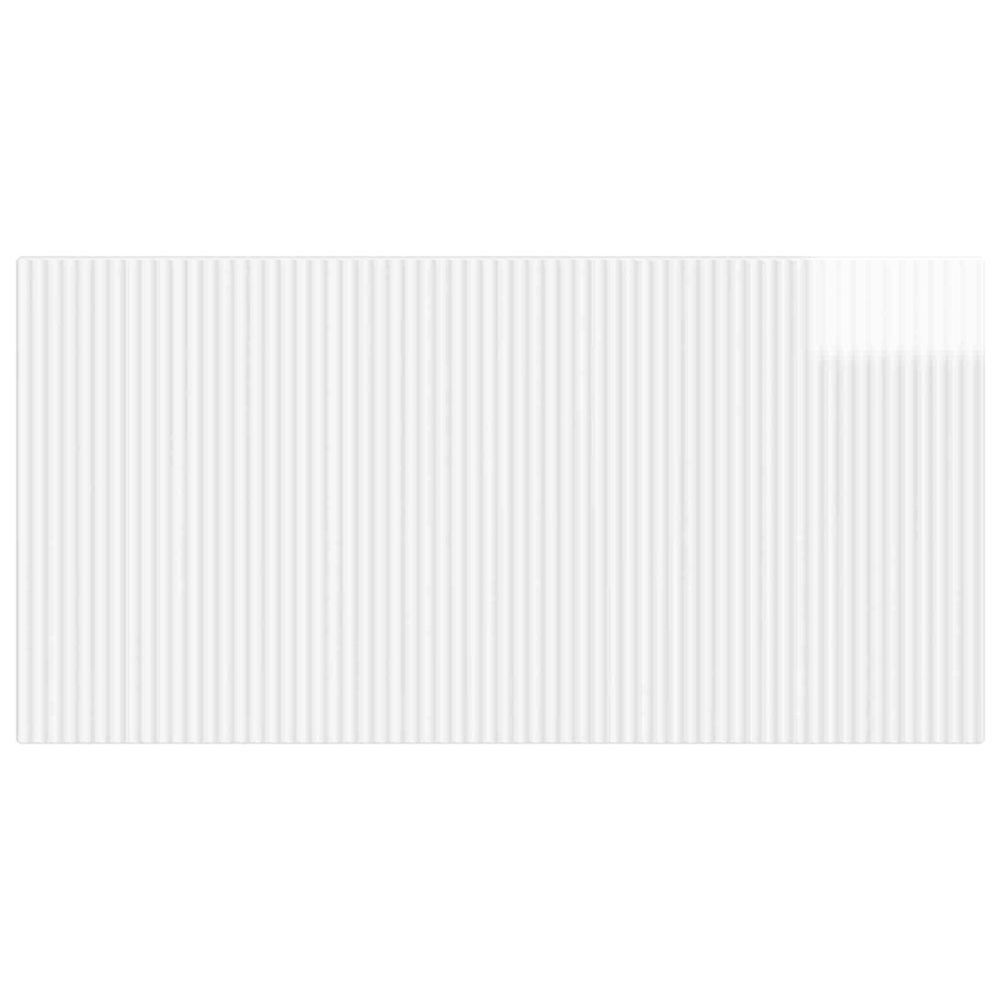 Wall-Mounted Headboard ARNHEM High Gloss White Engineered Wood
