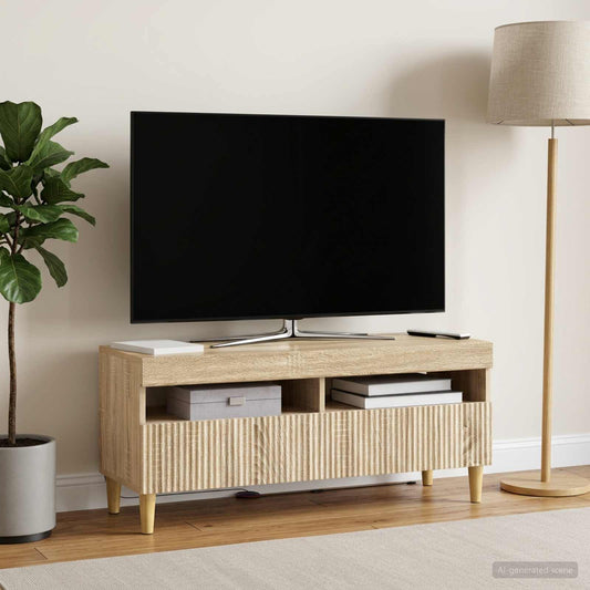 LED TV Cabinet ARNHEM 100 x 35 x 43 cm Sonoma Oak