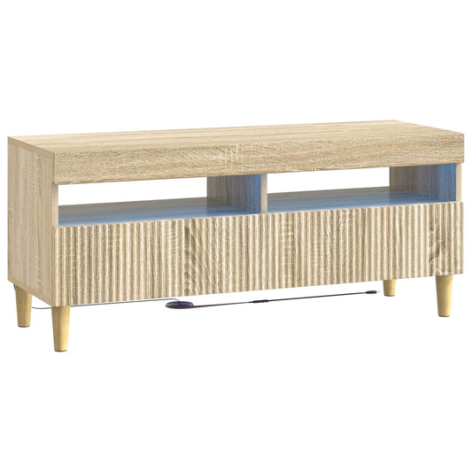 LED TV Cabinet ARNHEM 100 x 35 x 43 cm Sonoma Oak