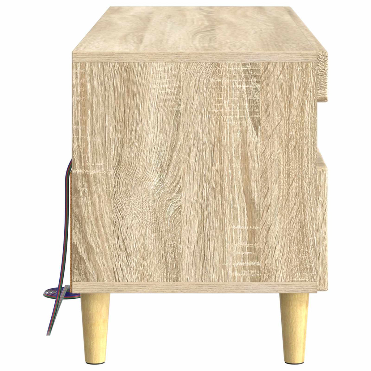 LED TV Cabinet Sonoma Oak Engineered Wood