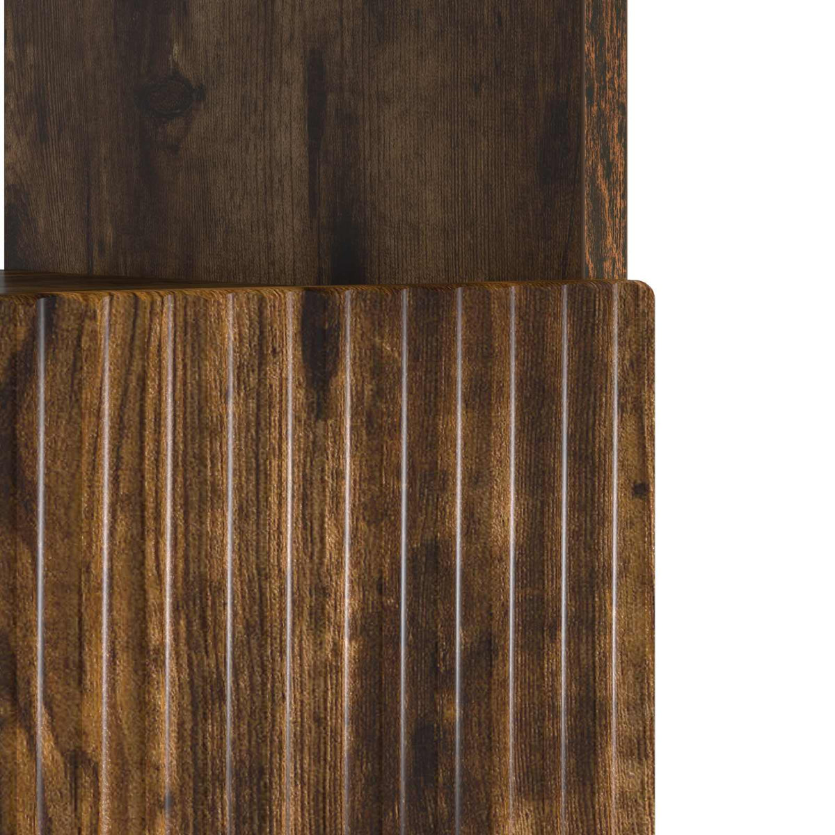 LED TV Cabinet Smoked Oak Engineered Wood