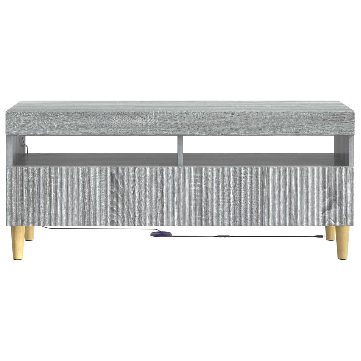 LED TV Cabinet Grey Sonoma Engineered Wood