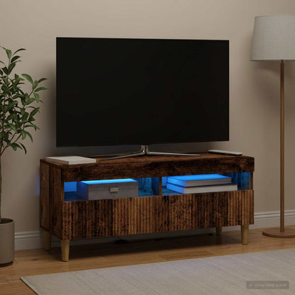LED TV Cabinet Old Wood Engineered Wood