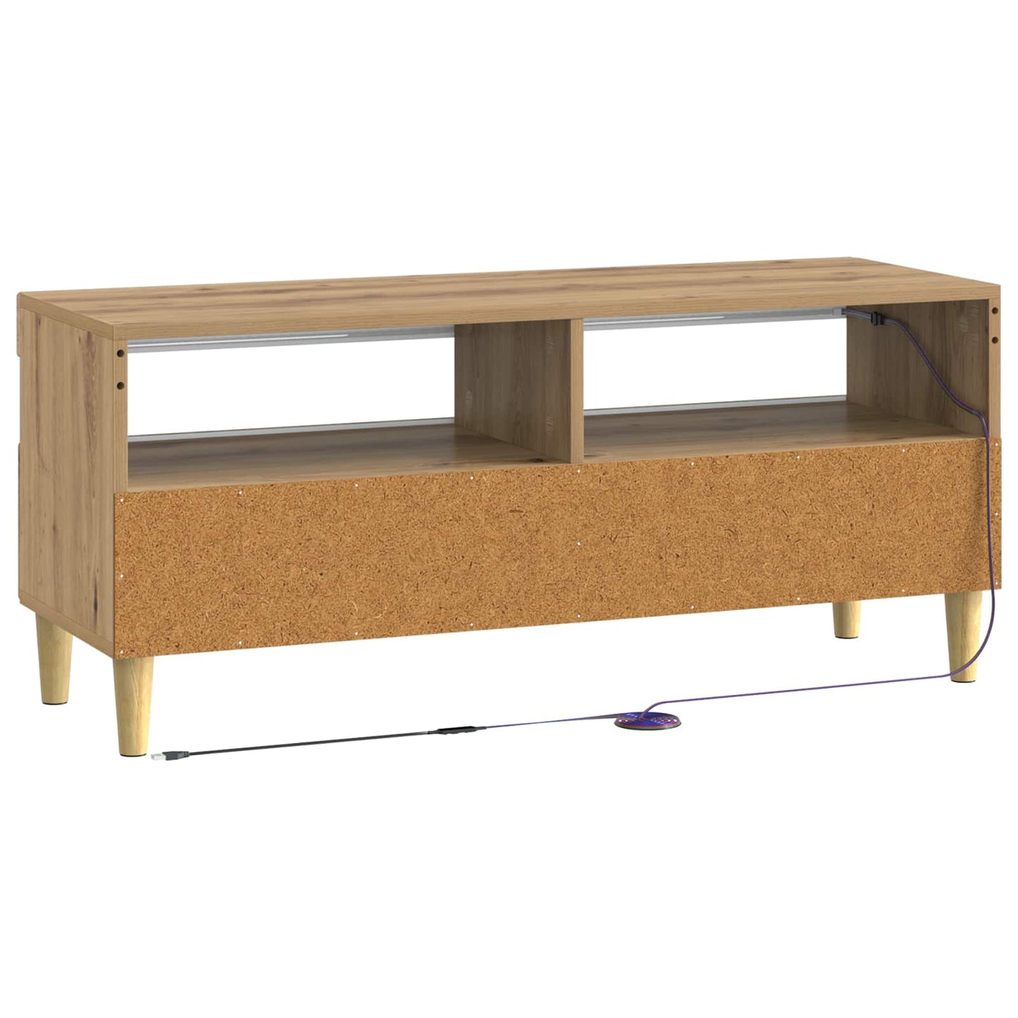 LED TV Cabinet Artisan Oak Engineered Wood