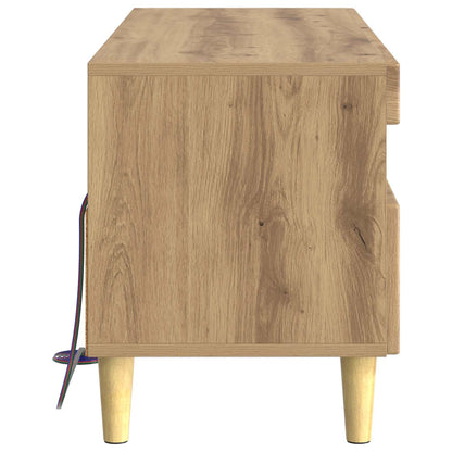 LED TV Cabinet Artisan Oak Engineered Wood