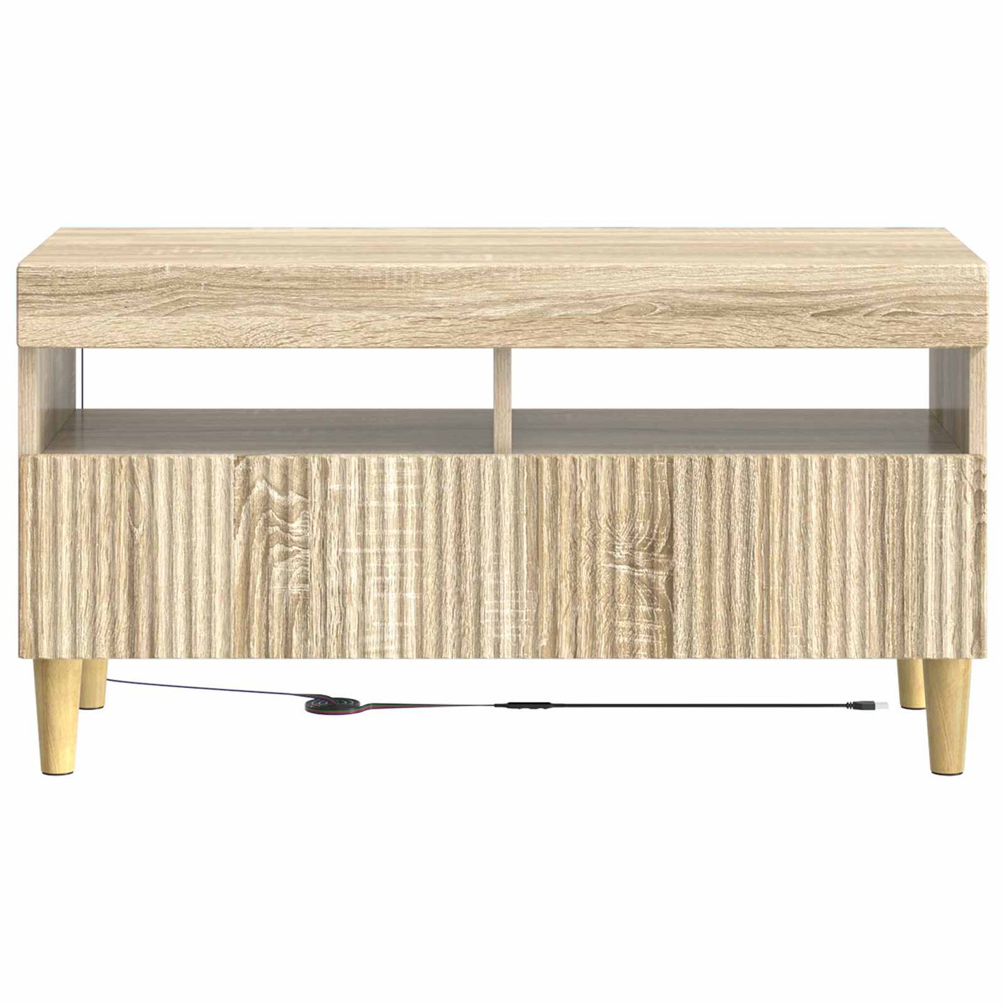 LED TV Cabinet Sonoma Oak Engineered Wood