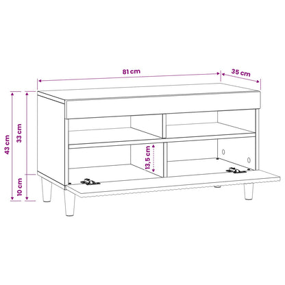 LED TV Cabinet Concrete Grey Engineered Wood