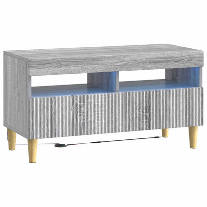 LED TV Cabinet Grey Sonoma Engineered Wood