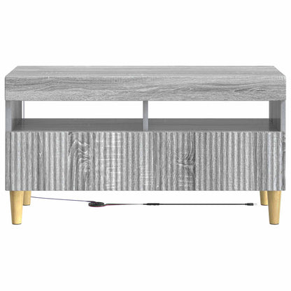 LED TV Cabinet Grey Sonoma Engineered Wood