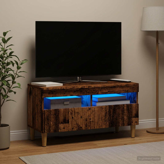 LED TV Cabinet ARNHEM 81 x 35 x 43 cm Old Wood Engineered Wood