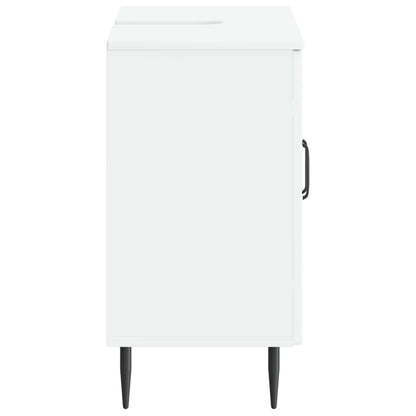 Bathroom Sink Cabinet HAARLEM White 59.5 x 31.5x 59 cm