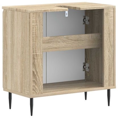 Bathroom Sink Cabinet HAARLEM Sonoma Oak 59.5 x 31.5x 59 cm