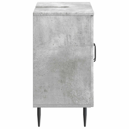 Bathroom Sink Cabinet HAARLEM Concrete Grey 59.5 x 31.5x 59 cm