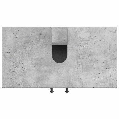Bathroom Sink Cabinet HAARLEM Concrete Grey 59.5 x 31.5x 59 cm