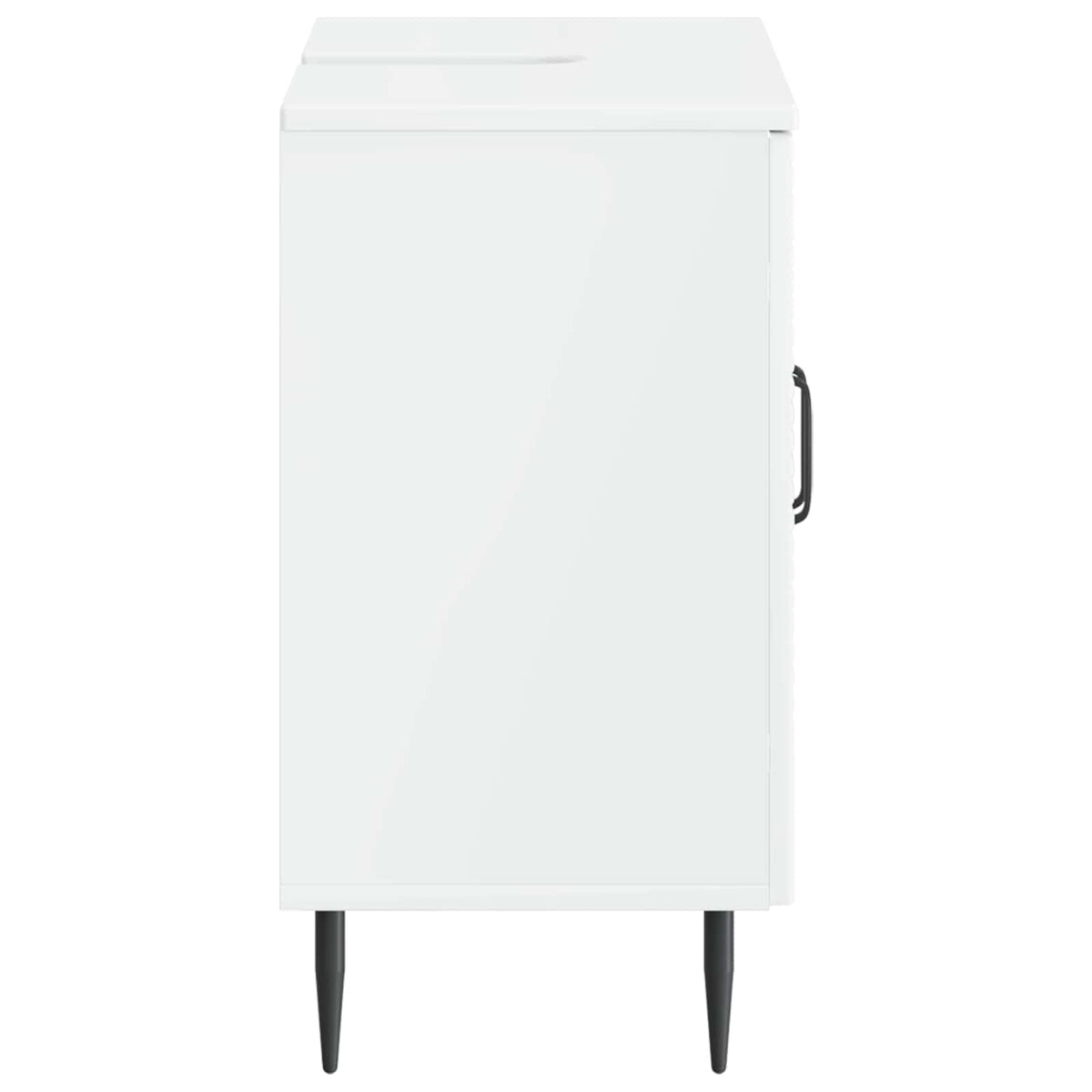 Bathroom Sink Cabinet HAARLEM High Gloss White