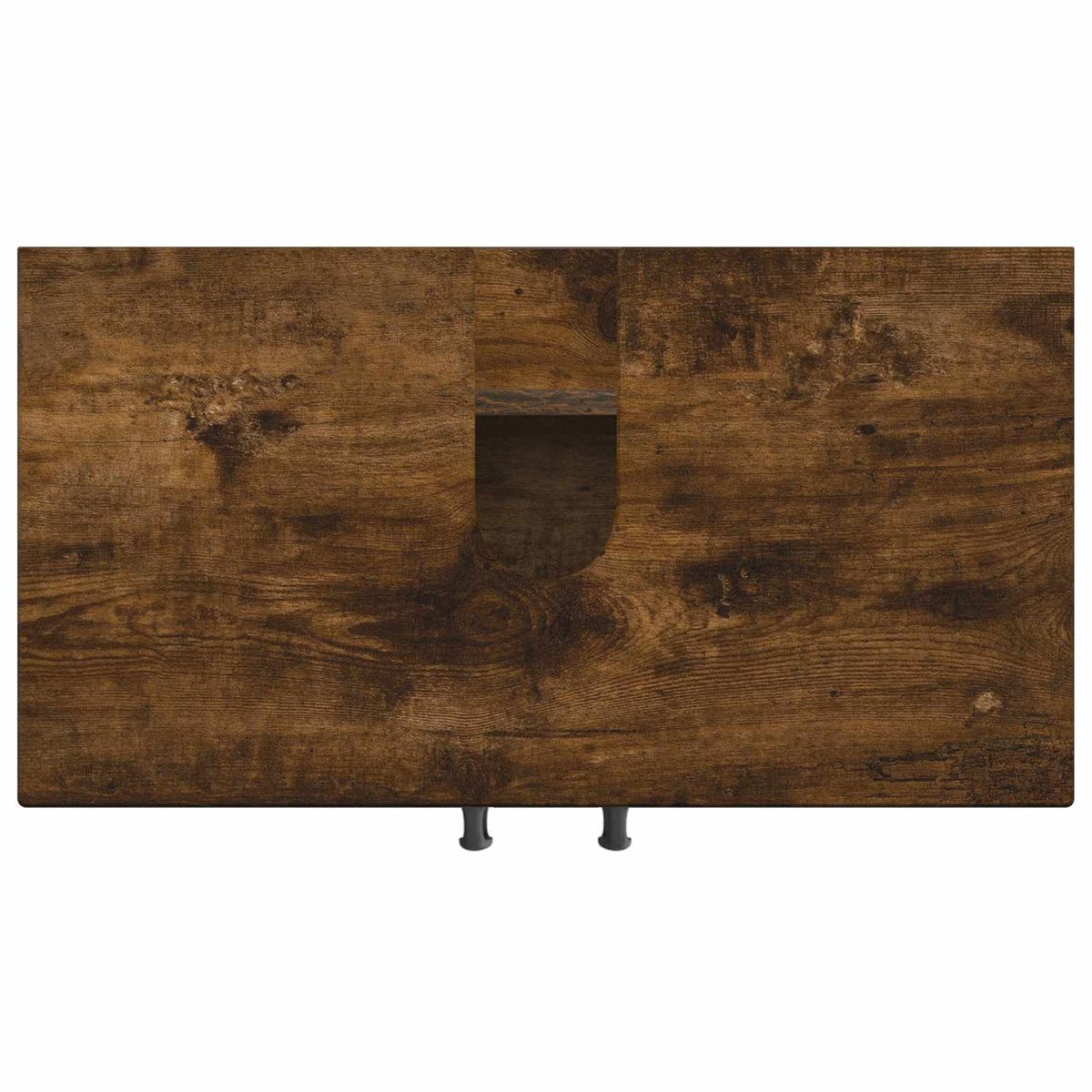 Bathroom Sink Cabinet HAARLEM Smoked Oak 59.5 x 31.5x 59 cm