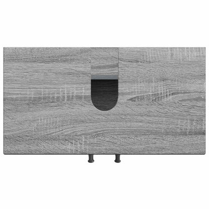 Bathroom Sink Cabinet HAARLEM Grey Sonoma 59.5 x 31.5x 59 cm