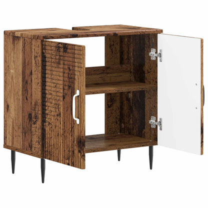 Bathroom Sink Cabinet HAARLEM Old Wood 59.5 x 31.5x 59 cm