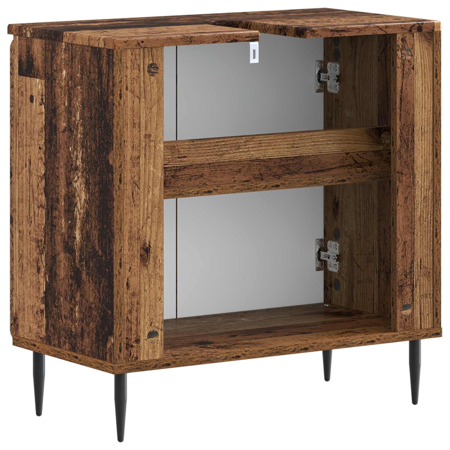 Bathroom Sink Cabinet HAARLEM Old Wood 59.5 x 31.5x 59 cm