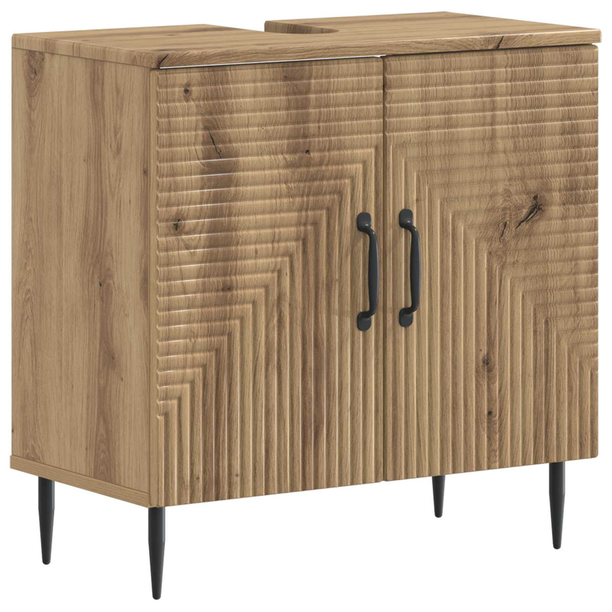 Bathroom Sink Cabinet HAARLEM Artisan Oak 59.5 x 31.5x 59 cm