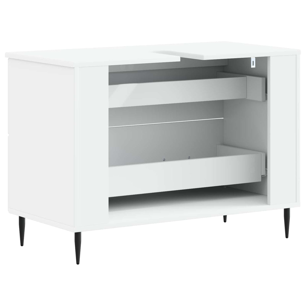 Bathroom Sink Cabinet HAARLEM White 82 x 41x 58.5 cm