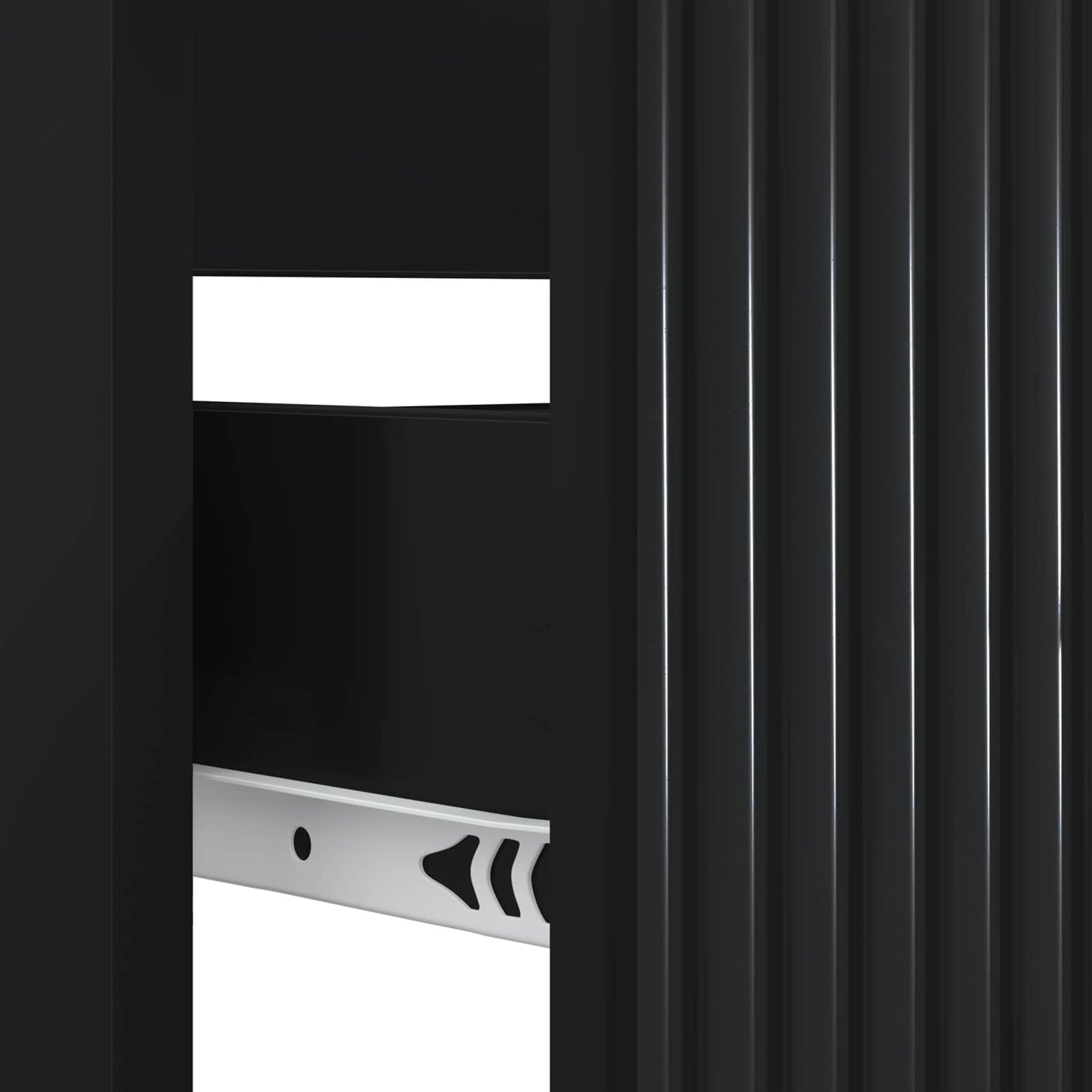 Bathroom Sink Cabinet HAARLEM Black 82 x 41x 58.5 cm