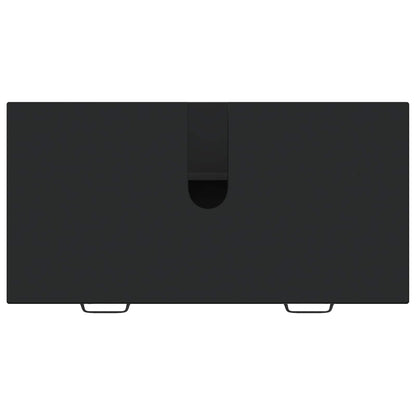 Bathroom Sink Cabinet HAARLEM Black 82 x 41x 58.5 cm