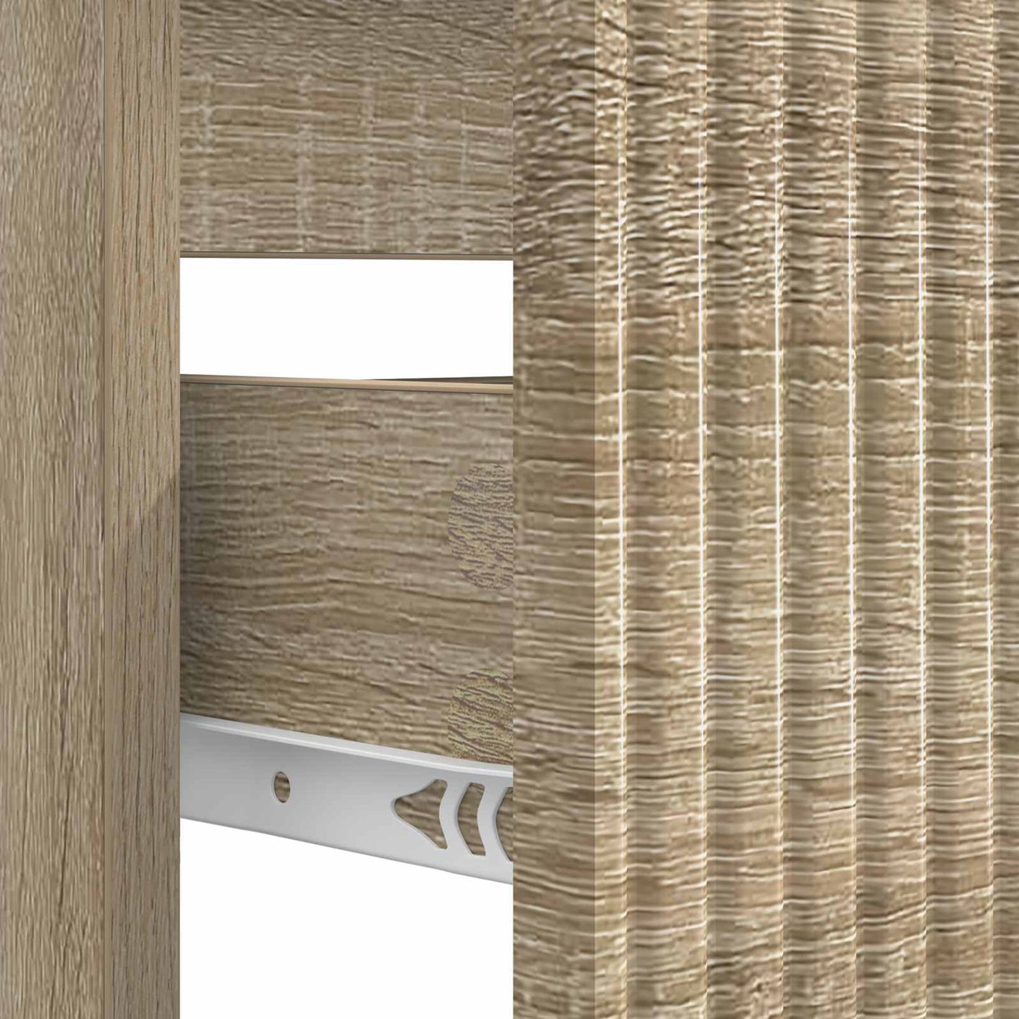 Bathroom Sink Cabinet HAARLEM Sonoma Oak 82 x 41x 58.5 cm