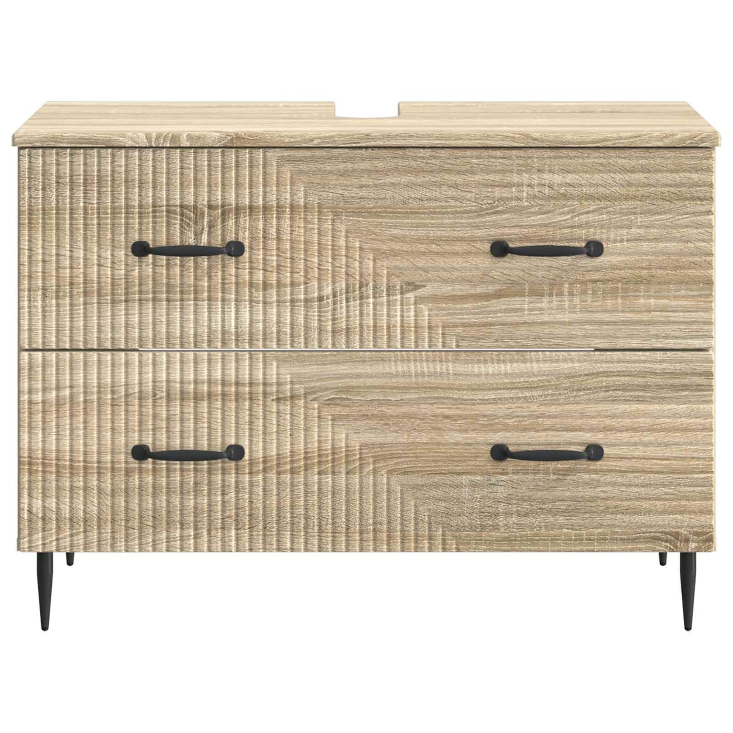 Bathroom Sink Cabinet HAARLEM Sonoma Oak 82 x 41x 58.5 cm