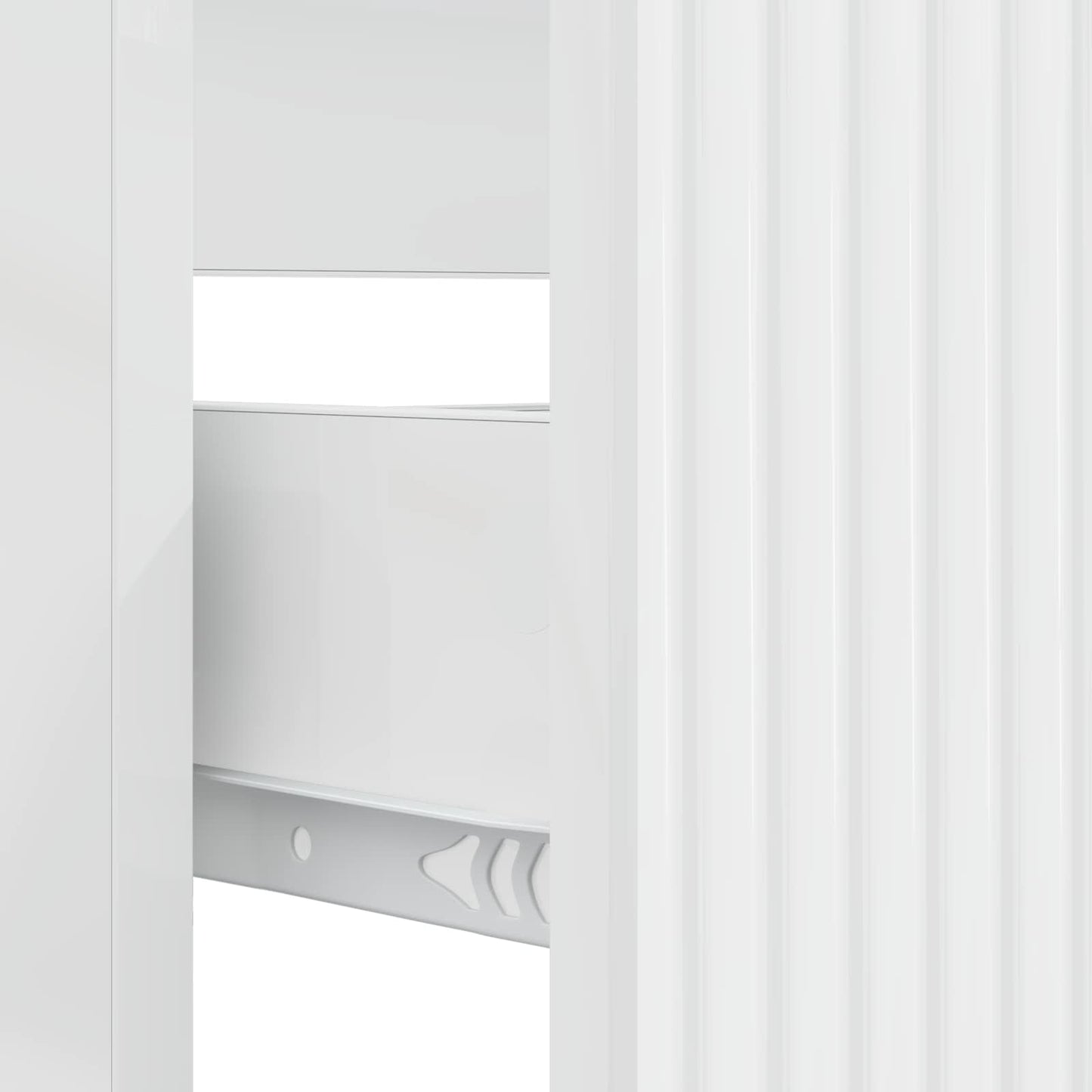 Bathroom Sink Cabinet HAARLEM High Gloss White 82 x 41x 58.5 cm