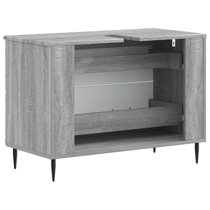 Bathroom Sink Cabinet HAARLEM Grey Sonoma 82 x 41x 58.5 cm