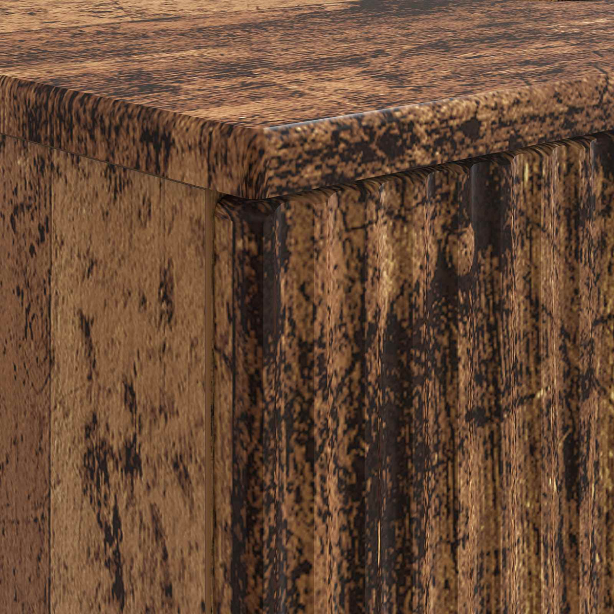Bathroom Sink Cabinet HAARLEM Old Wood 82 x 41x 58.5 cm