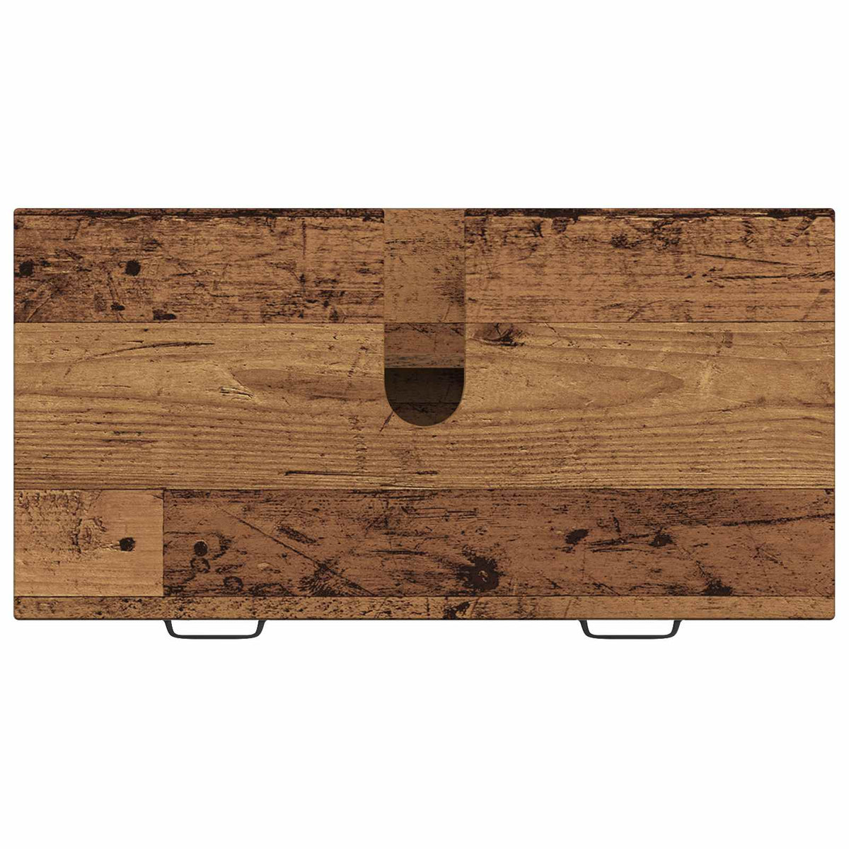 Bathroom Sink Cabinet HAARLEM Old Wood 82 x 41x 58.5 cm