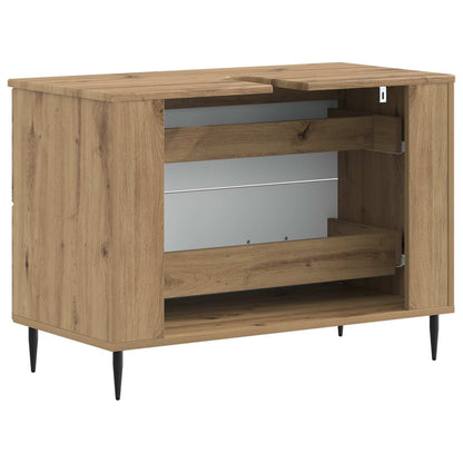 Bathroom Sink Cabinet HAARLEM Artisan Oak 82 x 41x 58.5 cm